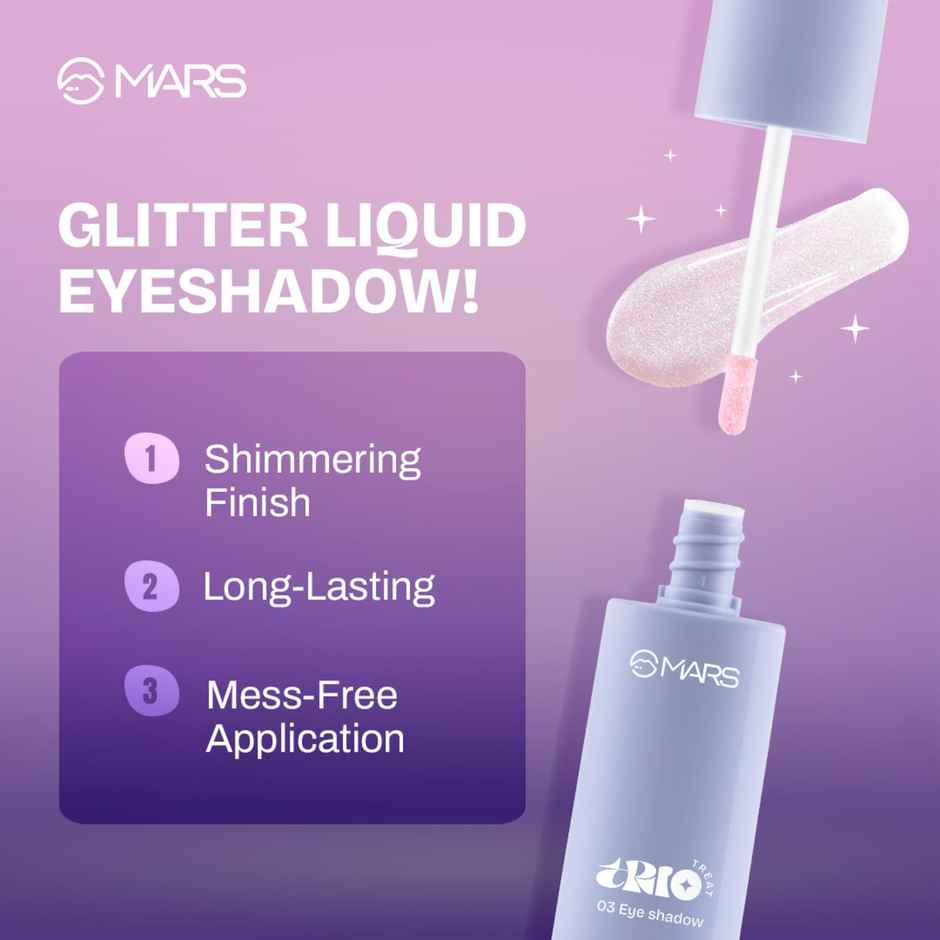 MARS Cosmetics TRIO Treat 3-IN-1 Eye Makeup Kit with Eyeliner, Mascara & Eyeshadow (24.44gm)