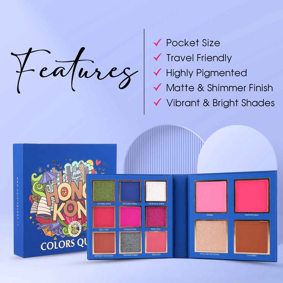 Colors Queen Country Obsession Eyeshadow Palette � Hong Kong | Matte & Shimmery Finish