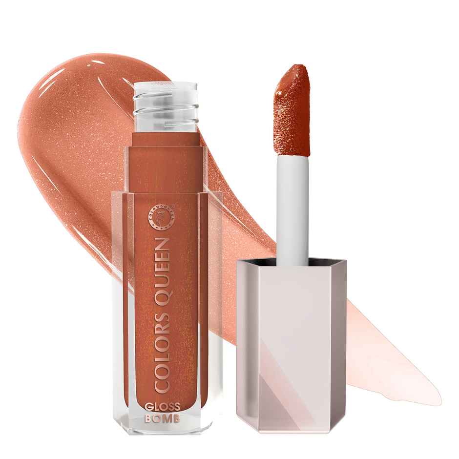 Colors Queen Glass Bomb High Shine Universal Lip Luminizer Lip Gloss | Brown Sugar - 10