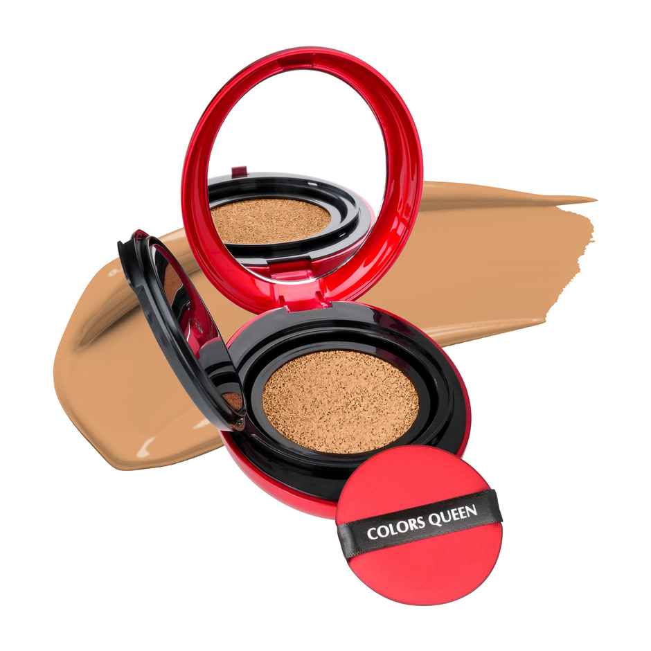 Colors Queen Mask Fit Red Cushion Foundation | Honey Silk - 04