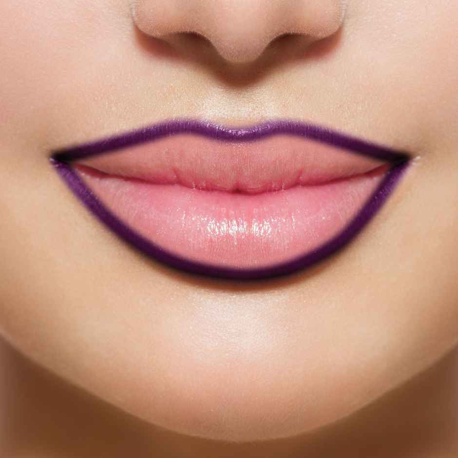 Colors Queen Lip Liner Pencil Non Transfer Lip Liner for Makeup Lip Liner Pencil | Purple