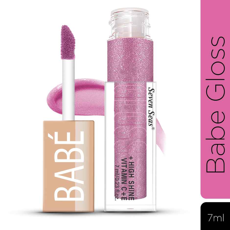Seven Seas Babe Glittery Lip Gloss | High Shine Lip Gloss | Long Lasting