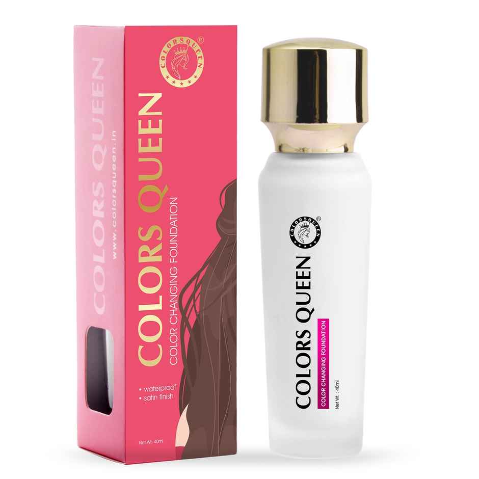 COLORS QUEEN Color Changing Foundation | Flawless Color Changing For Face Makeup