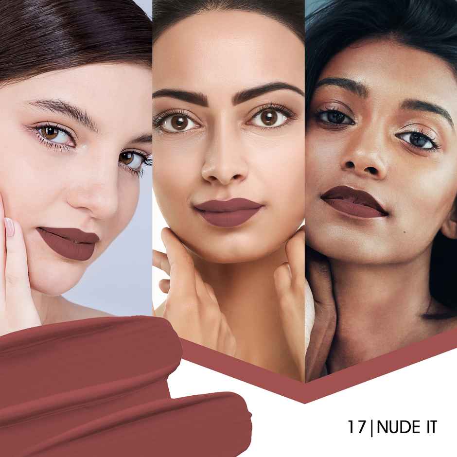 Colors Queen Color Stay Matte Lipstick |Matte Finish Transferproof Lipstick for Women Nudit
