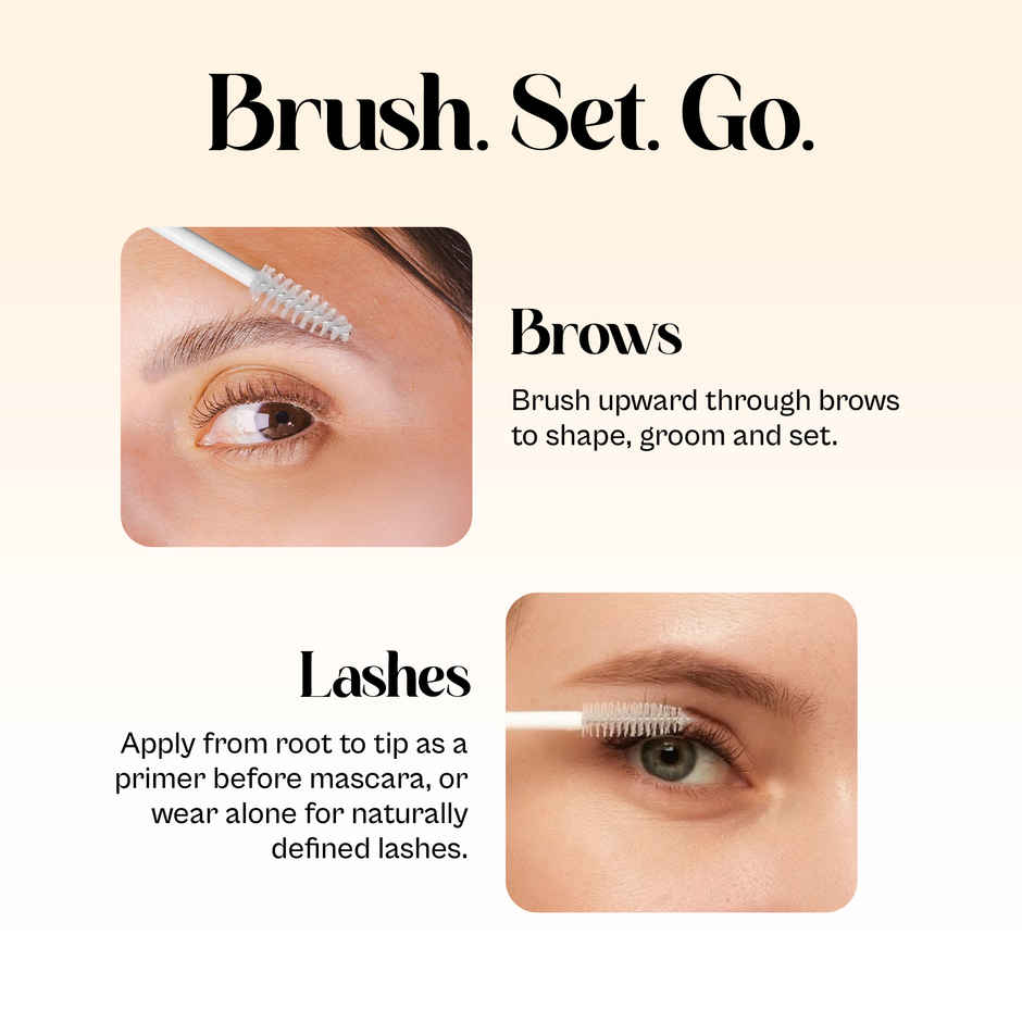 Colors Queen Clear Lash & Brow Mascara | Transparent Mascara Waterproof for Women Enriched