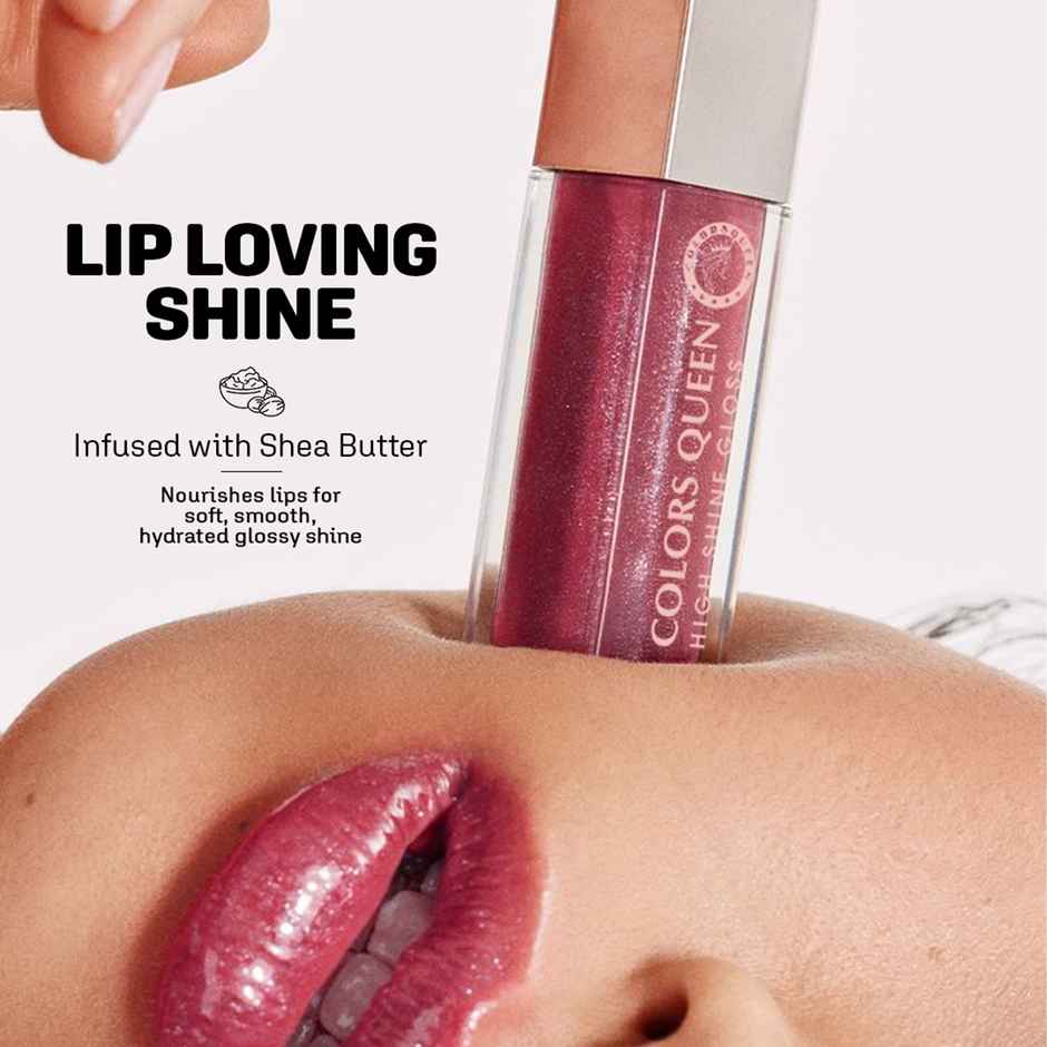 Colors Queen  Lip Luminizer High Shine Lip Gloss Enriched with Shea Butter | Classic Nude