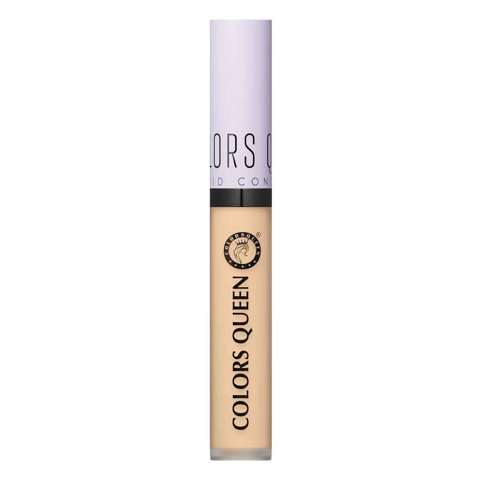 Colors Queen Conceal & Reveal Liquid Concealer Long Lasting Concealer with Matte Finish | Natural