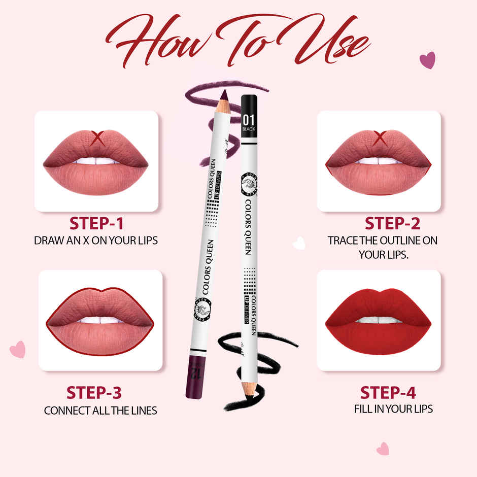 Colors Queen Ultime Pro Lip Definer Pencil | Soul - 11