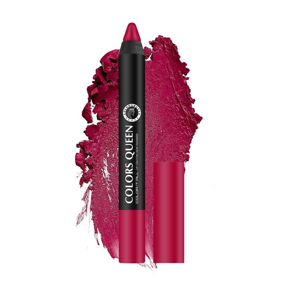 Colors Queen Color It All Non | Transfer Lip Crayon Lipstick Lip Crayon for Women | Plum Pick