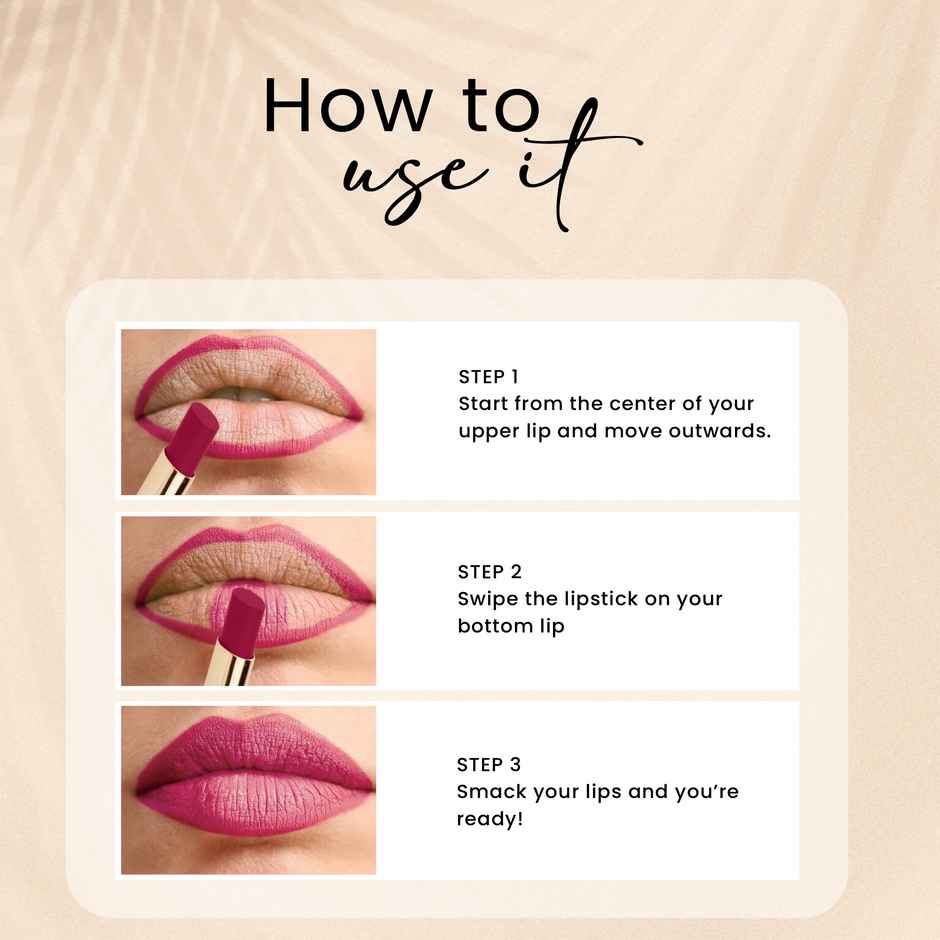 Seven Seas Matte With You Lipstick | Highly Pigmented Matte Lipstick