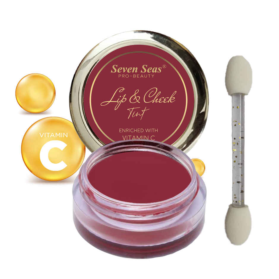 Seven Seas Lip And Cheek Tint | Enriched With Vitamin C | Lip | Cheek And Eye Tint