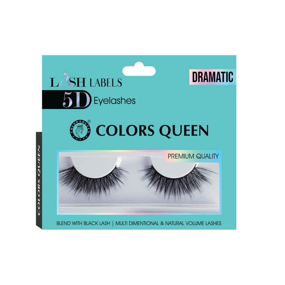 Colors Queen Lash Labels 5D Eyelashes for Women | Dramatic