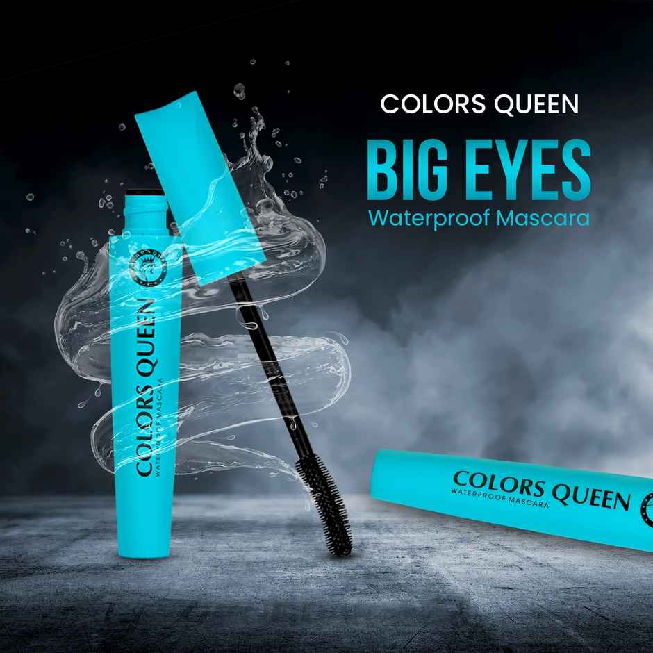 Colors Queen Big Eyes Waterproof Mascara | Lightweight, Volumizing & Lengthening Mascara
