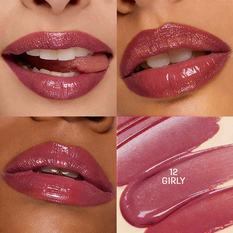 Colors Queen  Lip Luminizer High Shine Lip Gloss  Enriched with Shea Butter | Girly