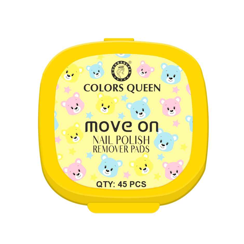 Colors Queen Move On Nail Polish Removers Pads | 45 Wipes | Assorted