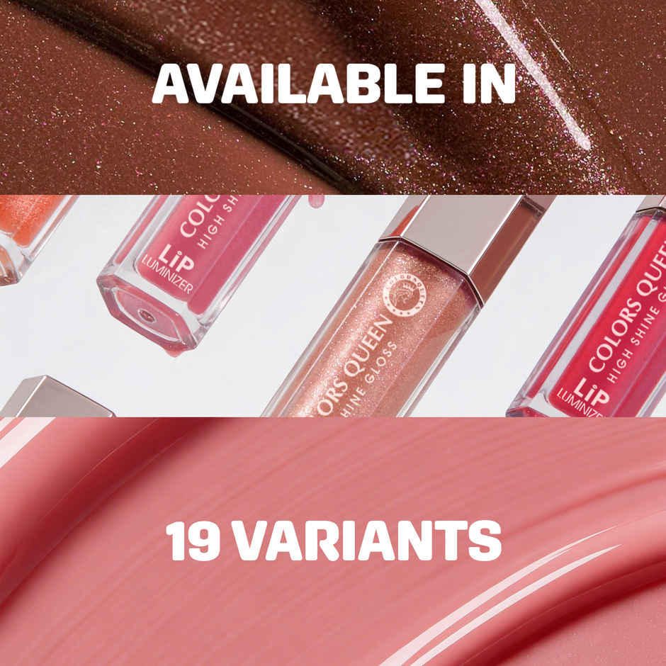Colors Queen  Lip Luminizer High Shine Lip Gloss  Enriched with Shea Butter | Girly