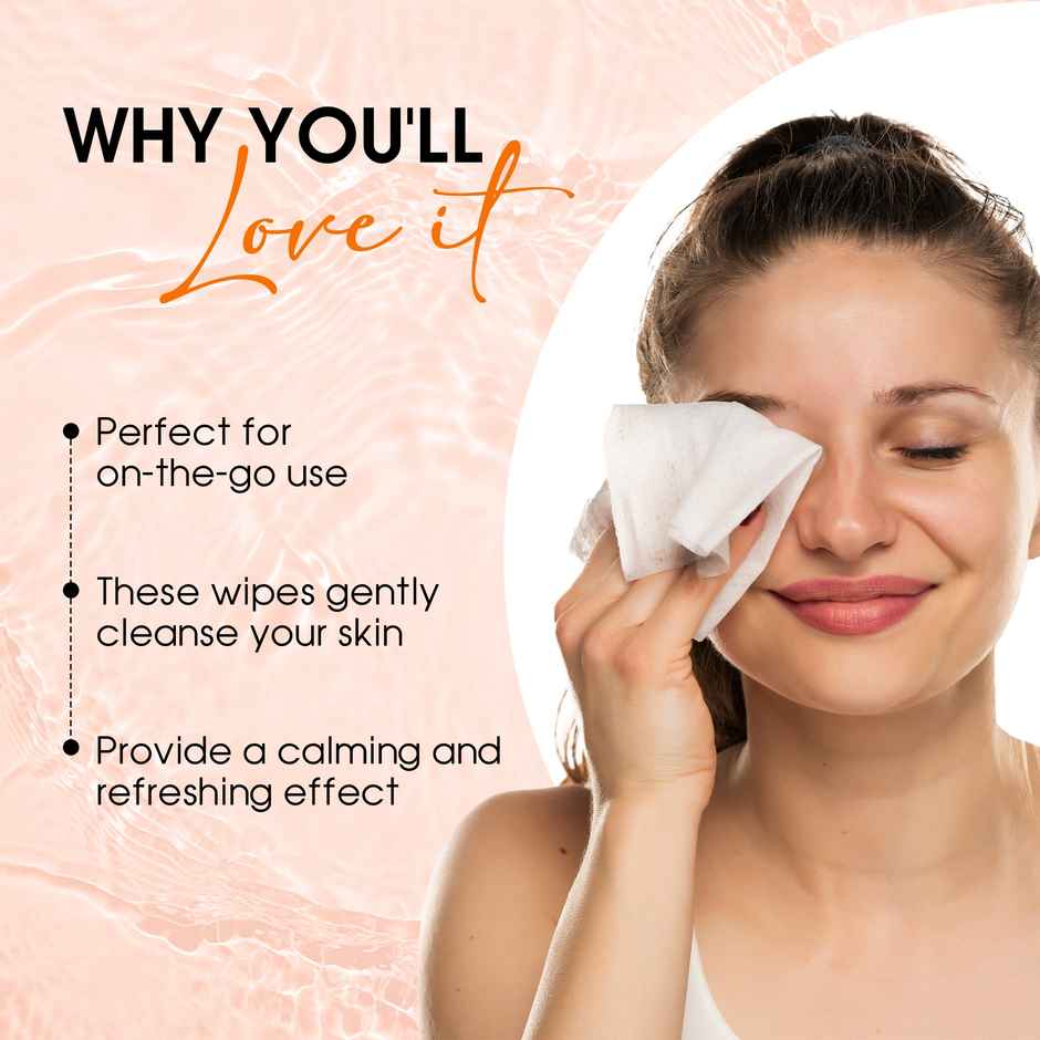 Colors Queen Colors Queen Daily Refreshing Facial Wipes | Vit c & Orange | 25 Pulls Per Pack