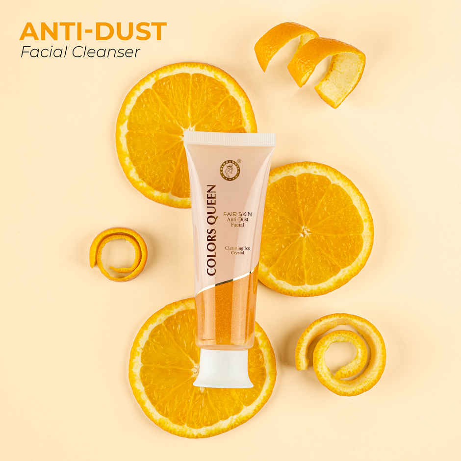 Colors Queen Fair Skin Anti Dust Facial Cleanser | Instant Dirt Removal, Instant Glow