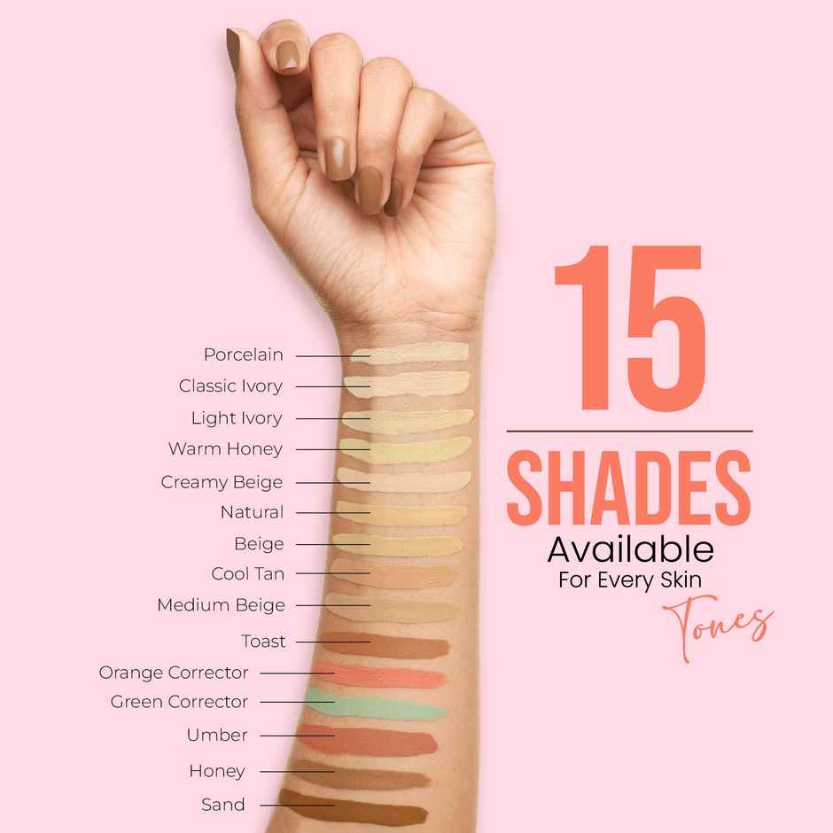 Colors Queen Conceal & Reveal Liquid Long Lasting Concealer with Matte Finish | Green Corrector