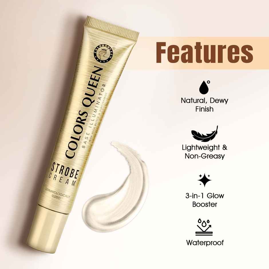 Colors Queen Base Illuminator Strobe Cream | Magical Gold | 02