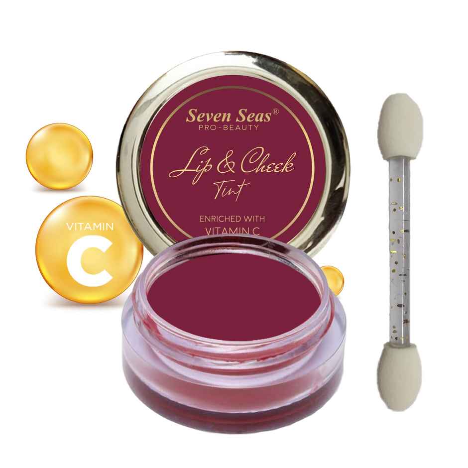 Seven Seas Lip And Cheek Tint | Enriched With Vitamin C | Lip | Cheek And Eye Tint