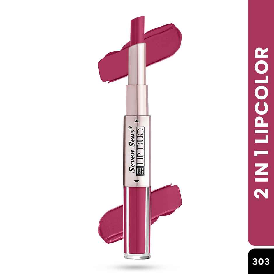 Seven Seas Lip Duo 2 In 1 - Matte Lipstick | Liquid Lipstick