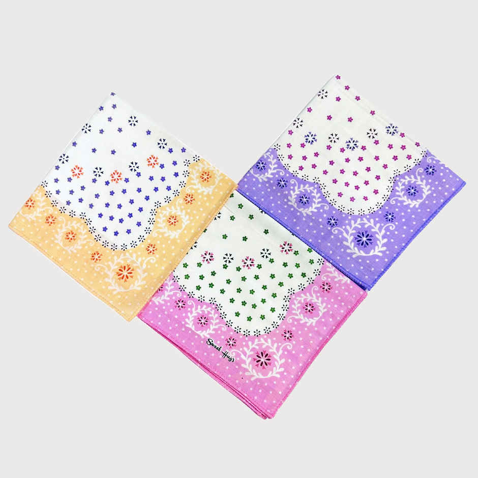 Royal Mart Women's Cotton Handkerchief | Multicolour