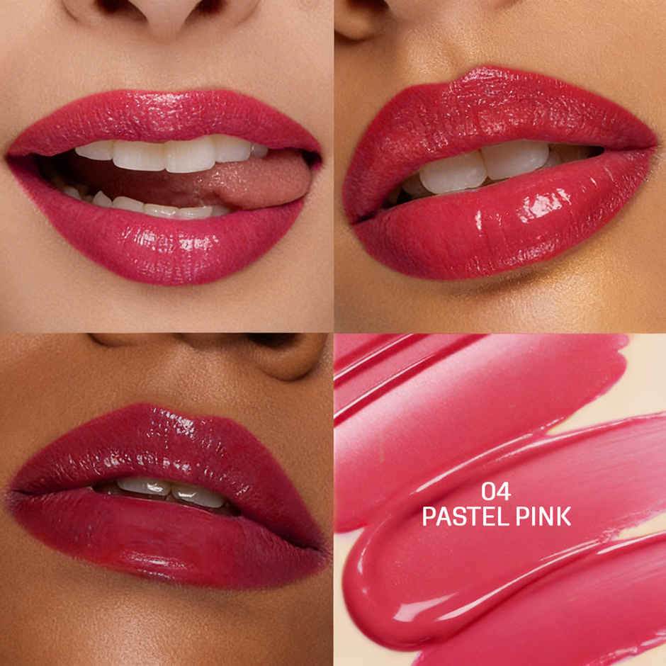 Colors Queen  Lip Luminizer High Shine Lip Gloss Enriched with Shea Butter | Pastel Pink