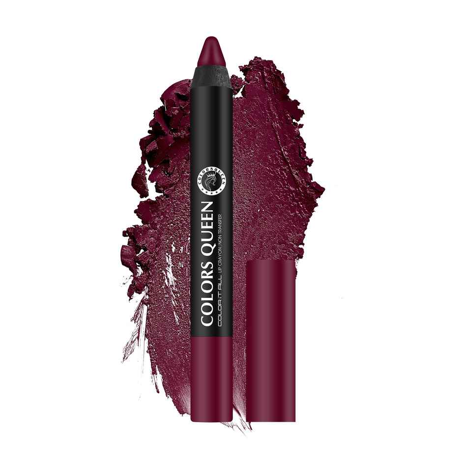 Colors Queen Color It All Non | Transfer Lip Crayon Lipstick Lip Crayon for Women | Murphy Wine