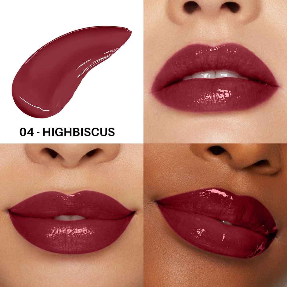 Colors Queen Gloss Bomb Glossy Lipstick | Hibiscus | 04