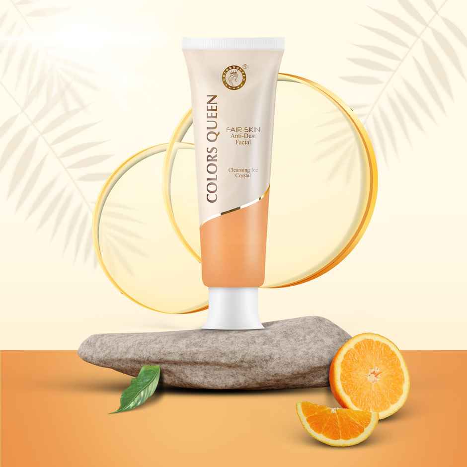 Colors Queen Fair Skin Anti Dust Facial Cleanser | Instant Dirt Removal, Instant Glow