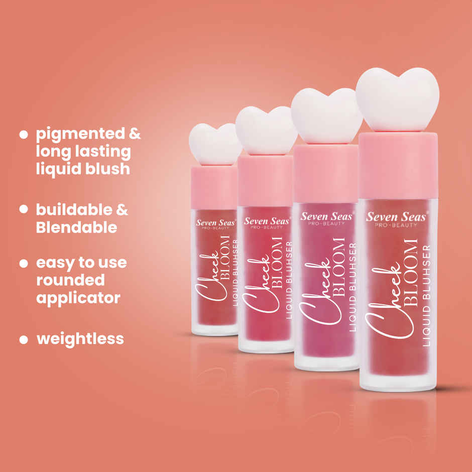 Seven Seas Cheek Bloom Liquid Blusher And Lip Gloss