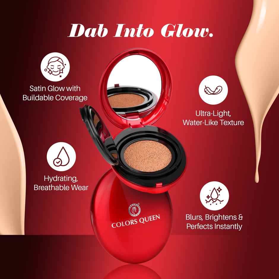 Colors Queen Mask Fit Red Cushion Foundation | Walnut Dream - 05