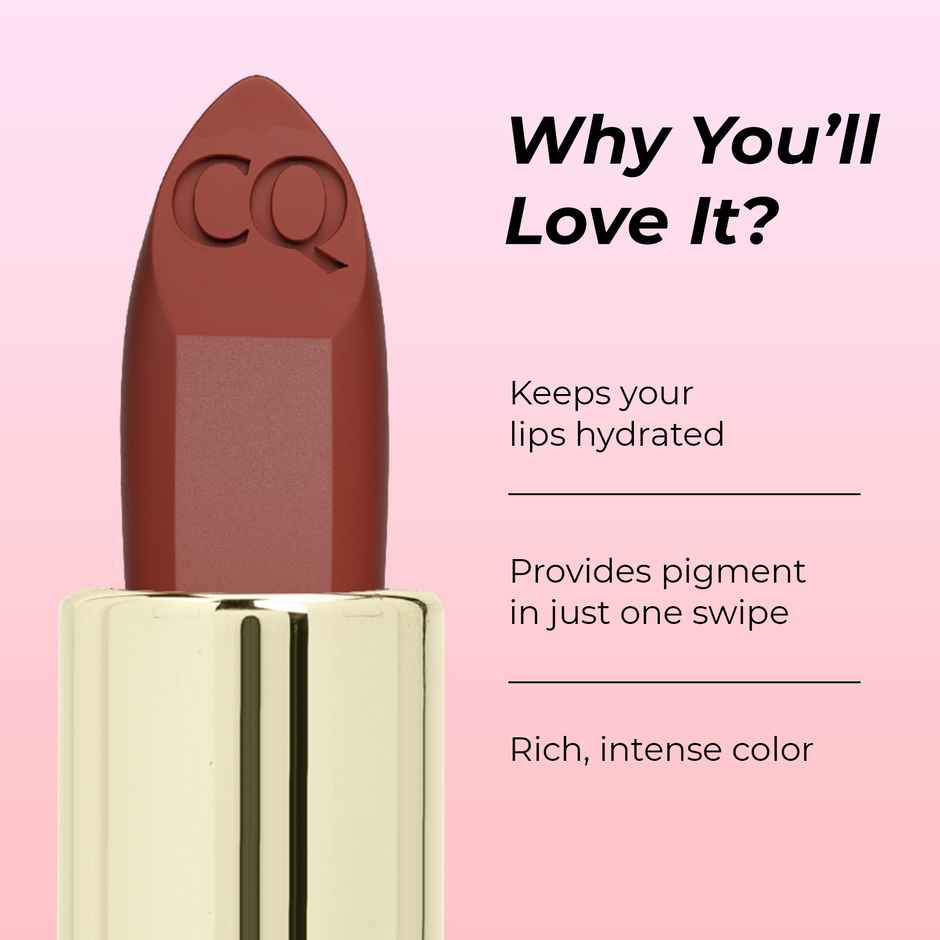 Colors Queen Lippie Creamy Matte Lipstick for Women Infused with Jojoba Oil | 18 | Rouge