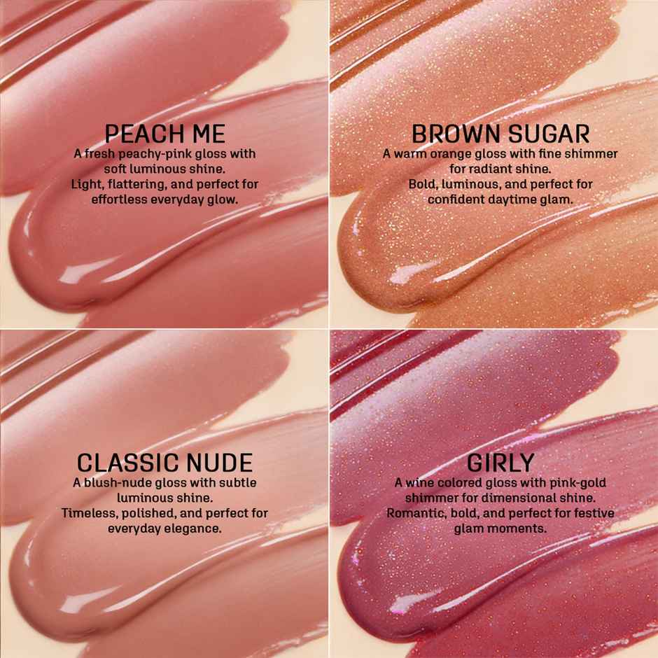 Colors Queen  Lip Luminizer High Shine Lip Gloss  Enriched with Shea Butter | Girly