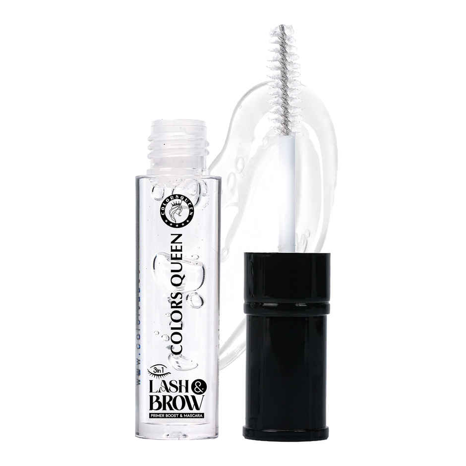 Colors Queen Clear Lash & Brow Mascara | Transparent Mascara Waterproof for Women Enriched