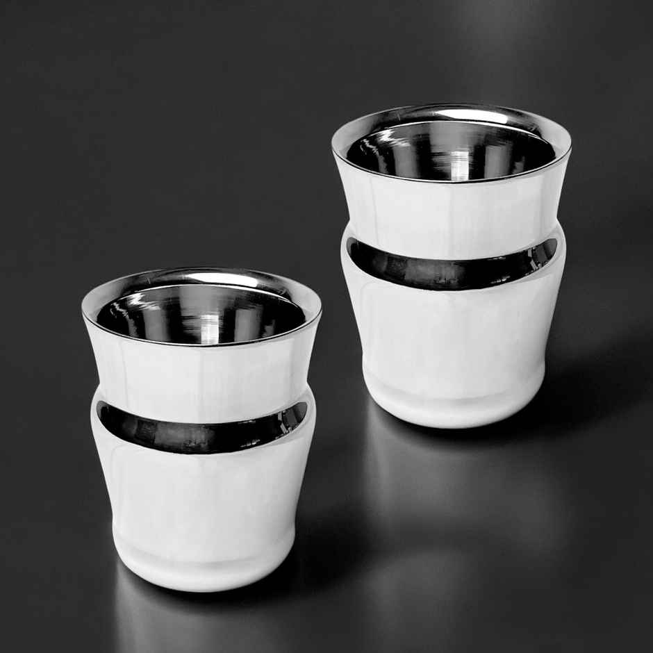 Bombay Kookware Stainless Steel Brezza Mug Pack Of 2
