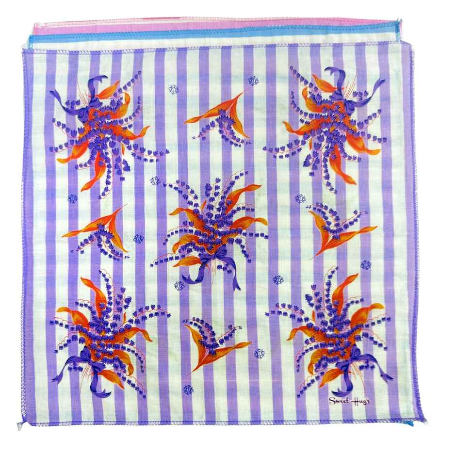 Royal Mart Women's Cotton Handkerchief | Multicolour