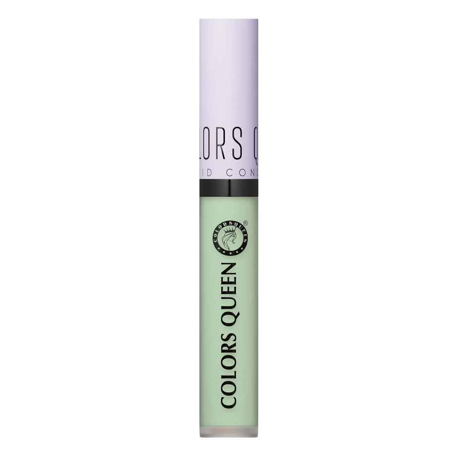 Colors Queen Conceal & Reveal Liquid Long Lasting Concealer with Matte Finish | Green Corrector