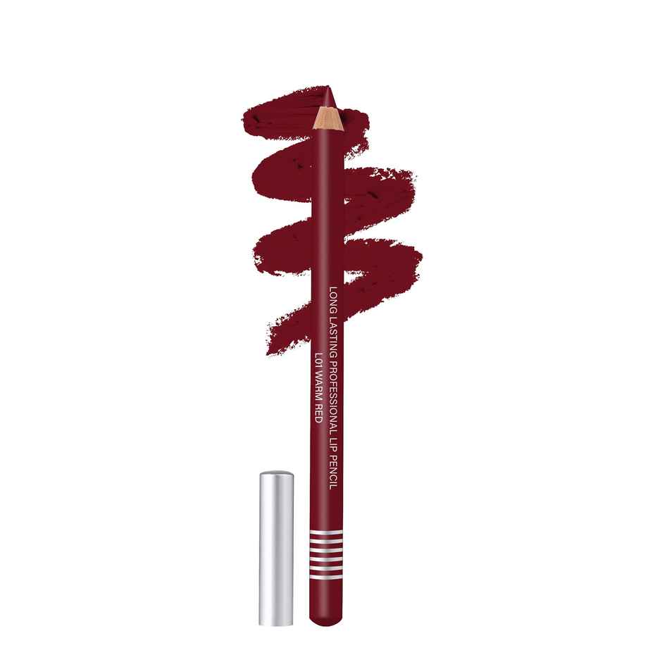 Colors Queen Lip Liner Pencil Non Transfer Lip Liner for Makeup Lip Liner Pencil | Warm Red