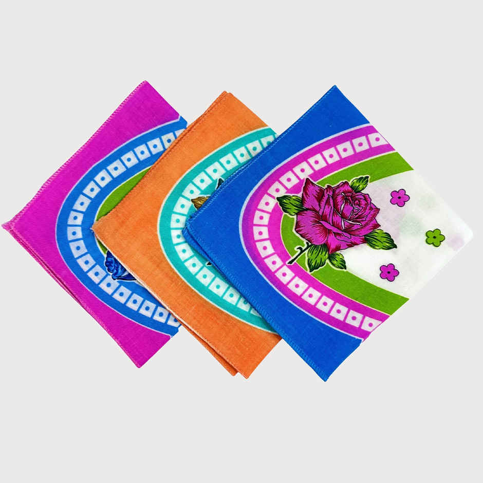 Royal Mart Women's Cotton Handkerchief | Multicolour
