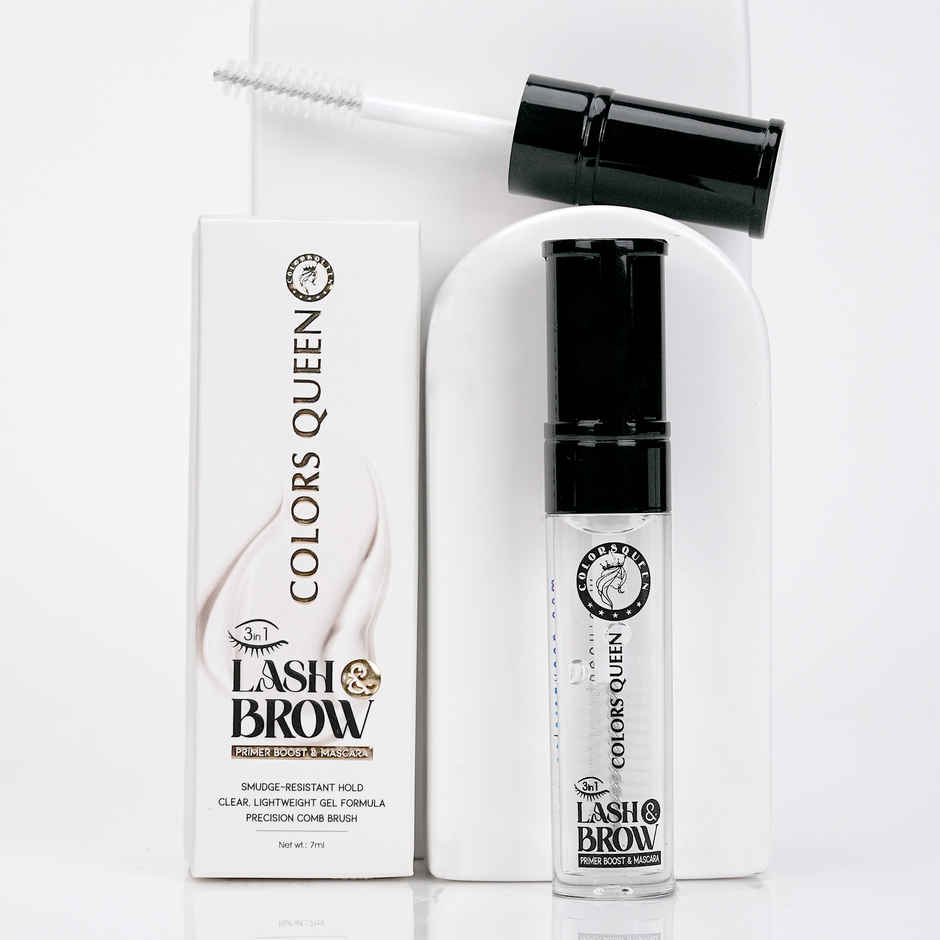 Colors Queen Clear Lash & Brow Mascara | Transparent Mascara Waterproof for Women Enriched