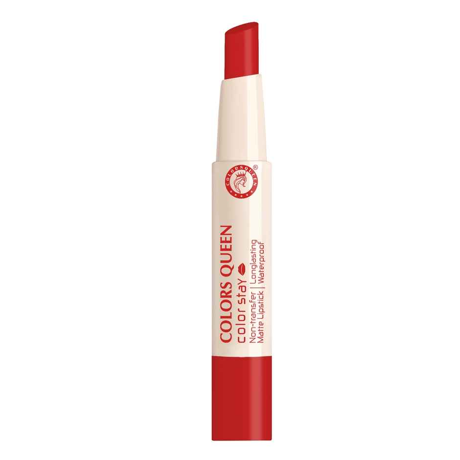 Colors Queen Color Stay Matte Lipstick |Matte Finish, Transferproof Lipstick for Women Red
