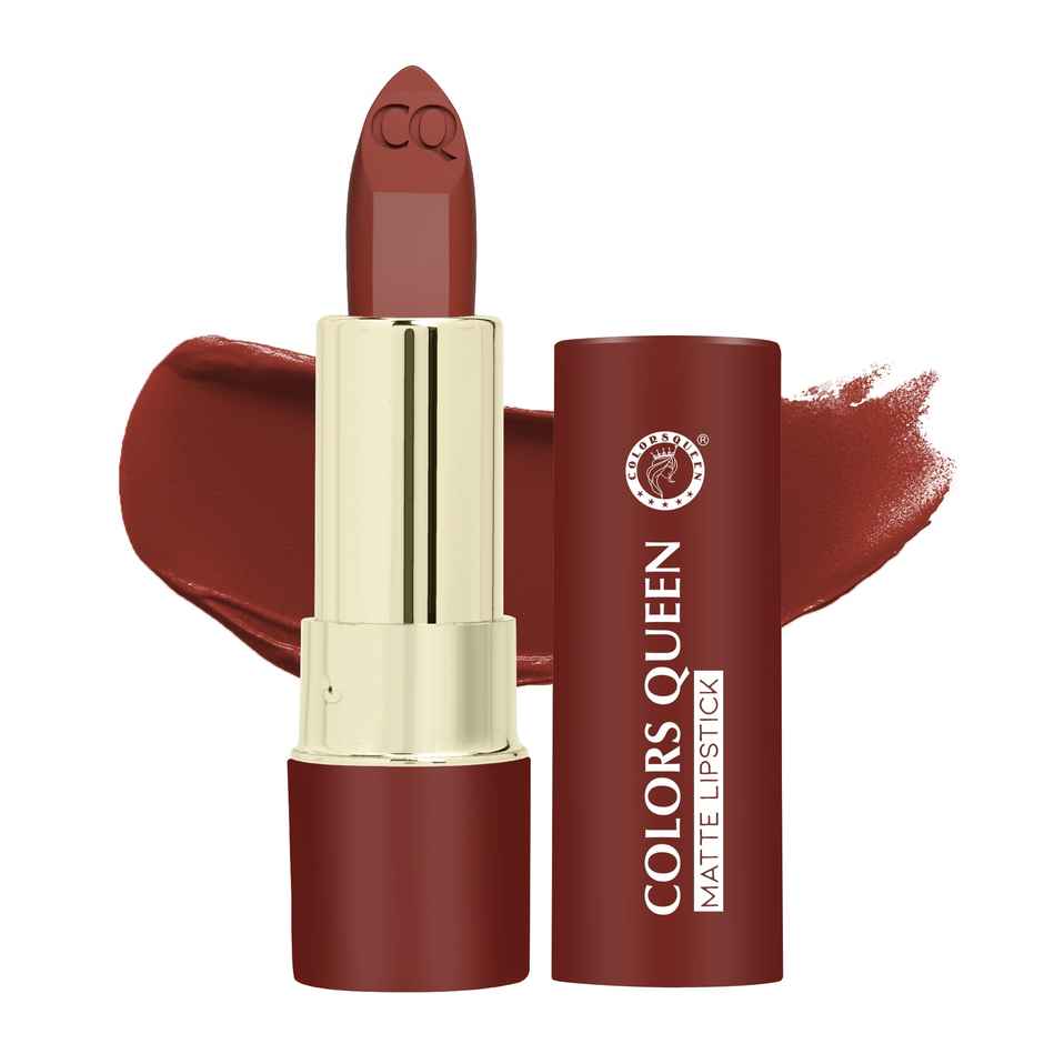 Colors Queen Lippie Creamy Matte Lipstick for Women Infused with Jojoba Oil | 18 | Rouge