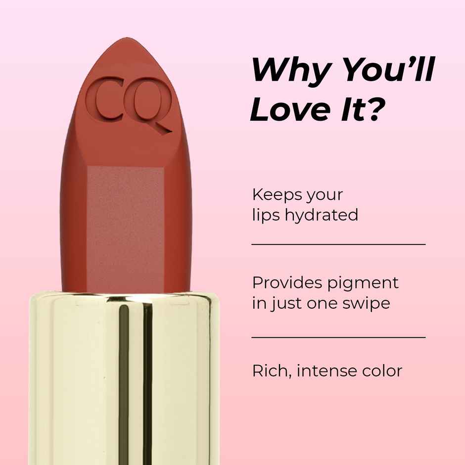 Colors Queen Lippie Creamy Matte Lipstick for Women Infused with Jojoba Oil | 03 | Gossip