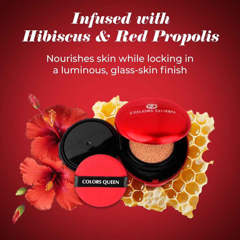 Colors Queen Mask Fit Red Cushion Foundation | Fair Ivory - 01