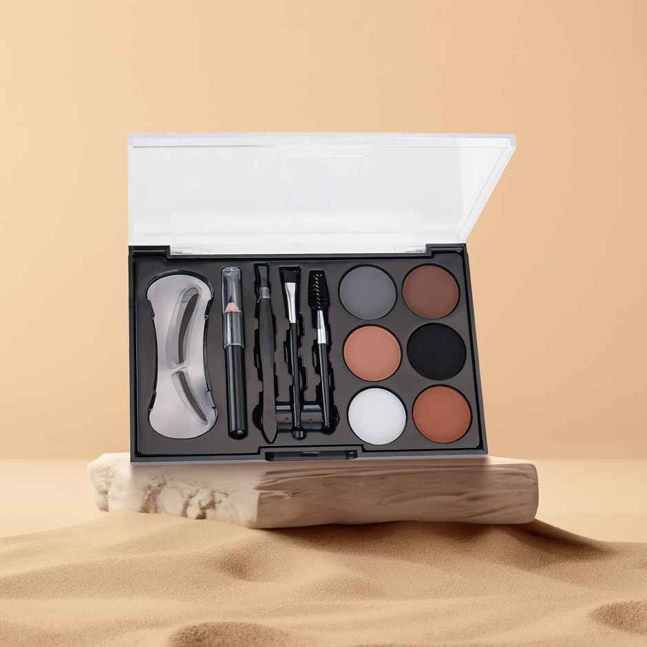 Colors Queen Eyebrow Styling Kit with 5 Highly Pigmented Shades | Palette