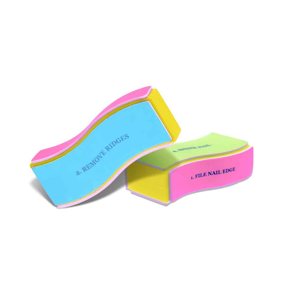 Colors Queen 4 in 1 Nail Buffer, Shiner & Filer | Professional Nail Care Kit