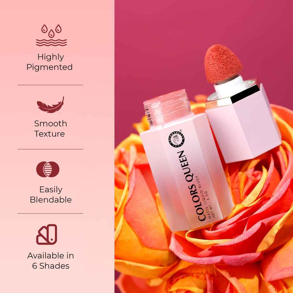 Colors Queen Matte Liquid Blush | Blush Blish - 01