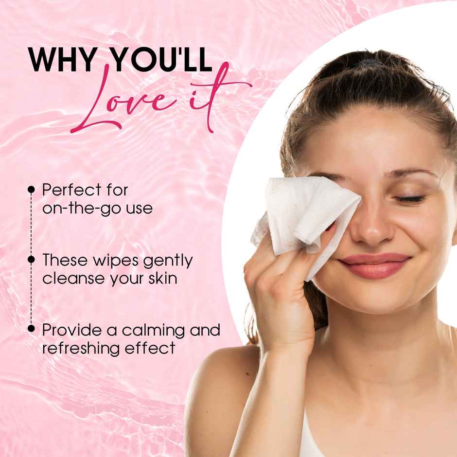 Colors Queen Colors Queen Daily Refreshing Facial Wipes | Rose | 25 Pulls Per Pack